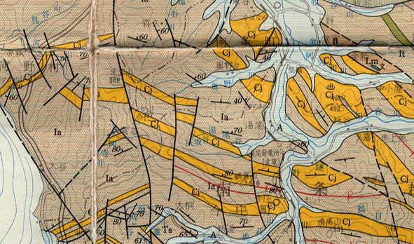 ����R�n�̒n���}�i1969�j